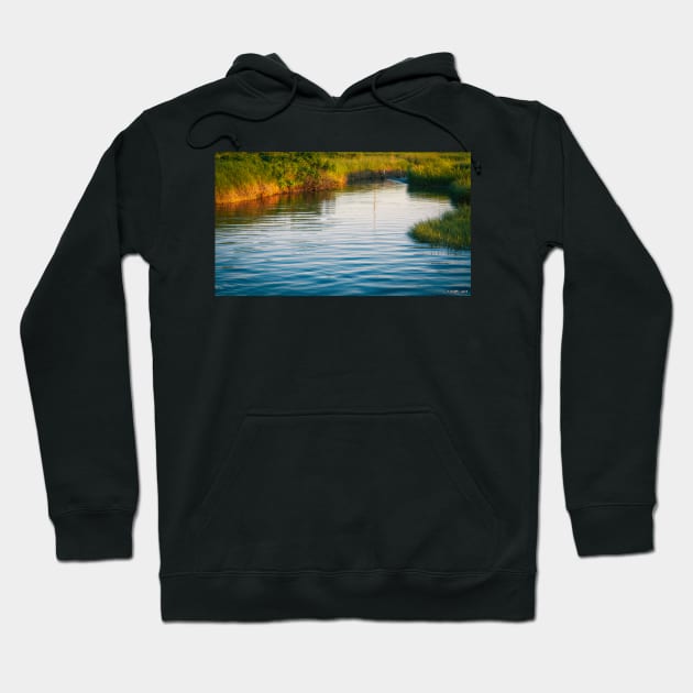 Near Sunset at MacCormacks Beach Hoodie by kenmo